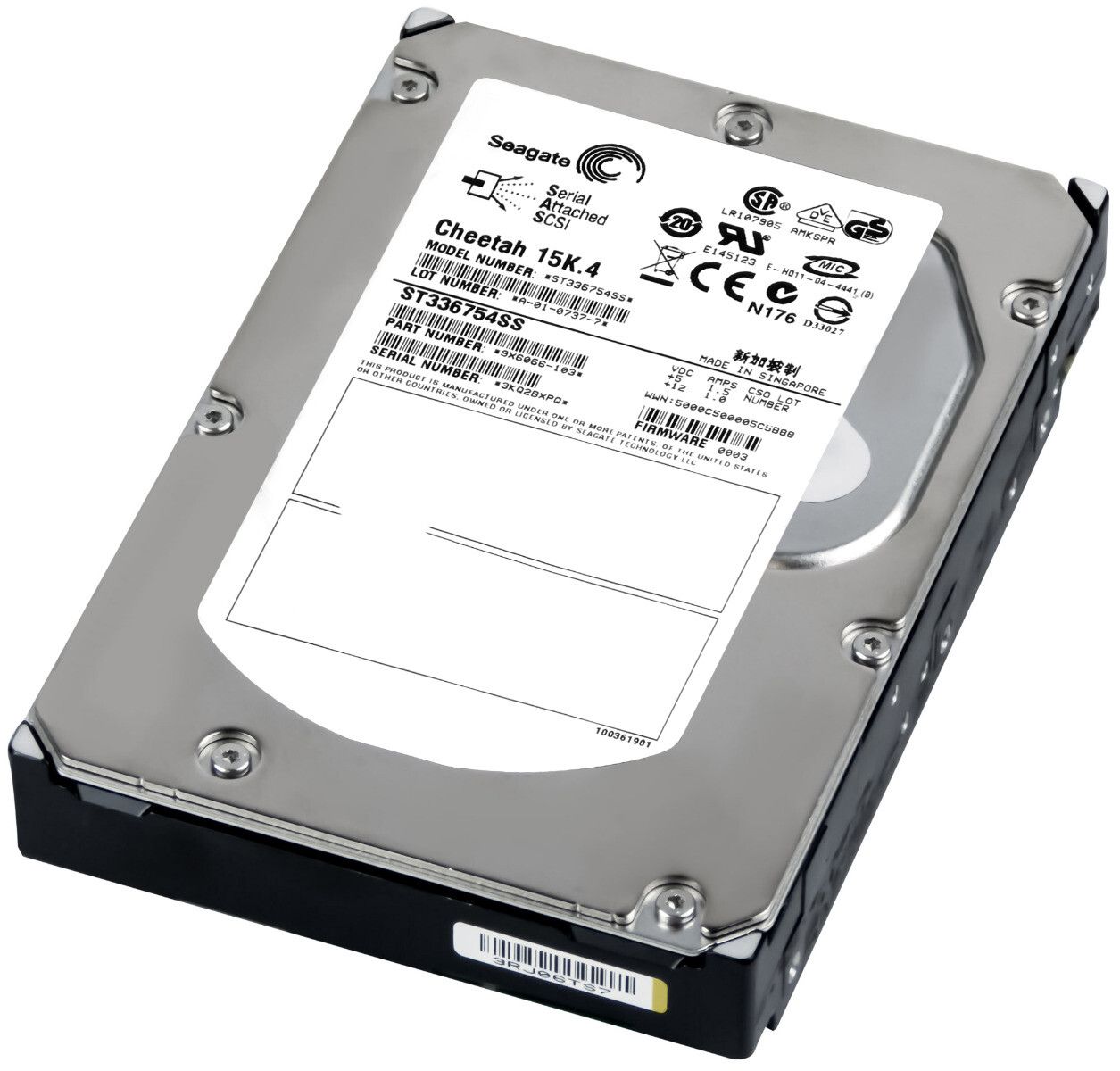 3年保証 Hard Drive Seagate Cheetah 15 K.4 36 GB K 8 MB SAS 3.5