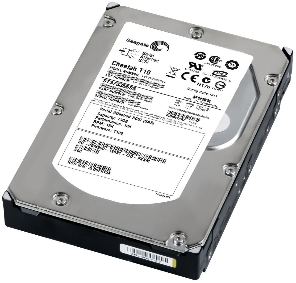 3年保証 Hard Drive Dell 0 GM 250 73 GB 16 MB SAS 3.5