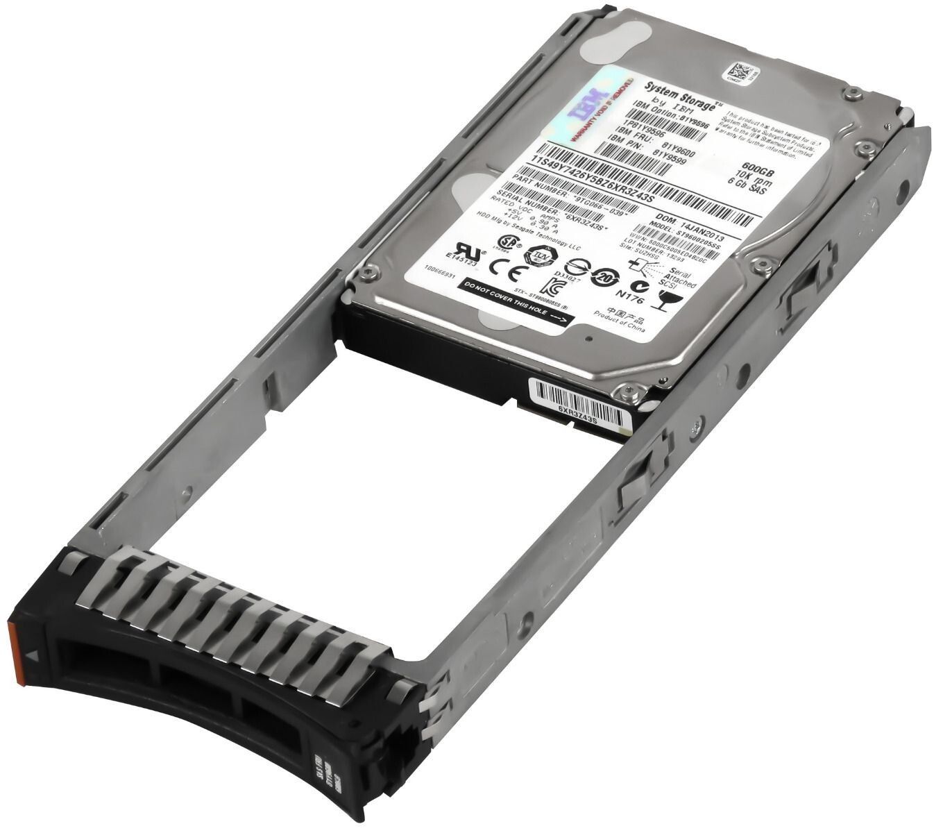 3年保証 Hard Drive IBM 81 Y 9600 9599 600 GB 64 MB SAS- 2.5 Inch