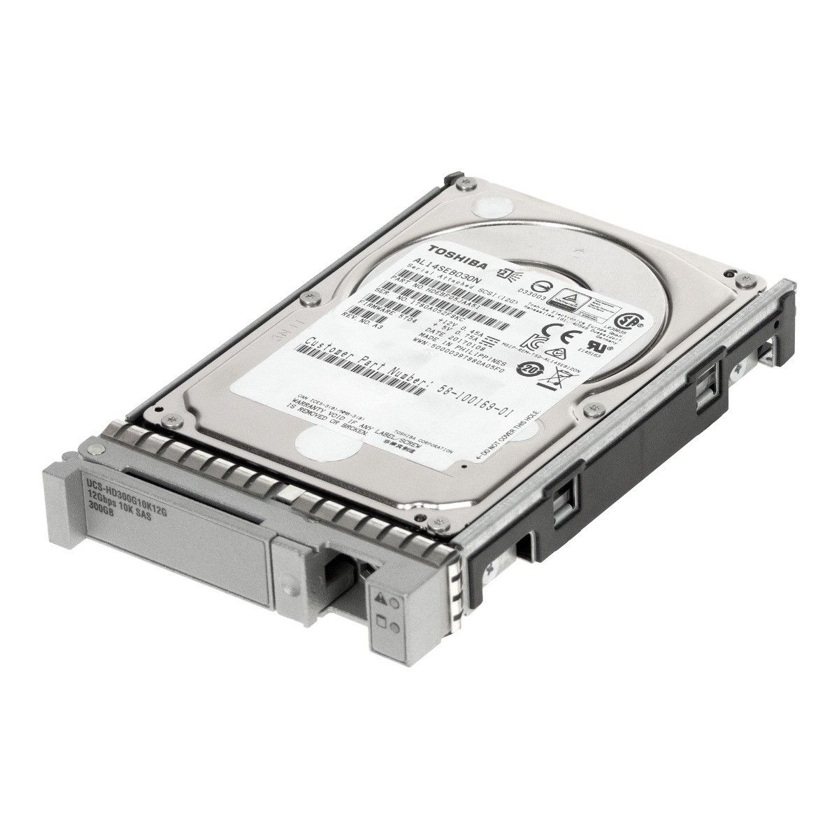 3年保証 Cisco Hard Drive 58-100169-01 UCS- 300 GB 10 K 128 MB SAS-3 2.5