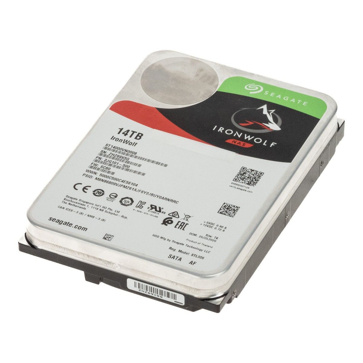 3年保証 Seagate IronWolf 14 TB 7.2 K 256 MB SATA III 3.5