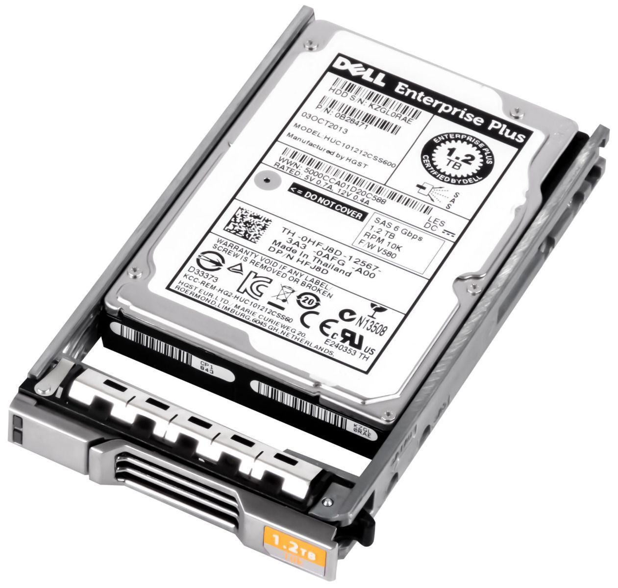 3年保証 Hard Drive Dell 0 HFJ 8 D 1.2 TB 64 MB SAS-2 2.5