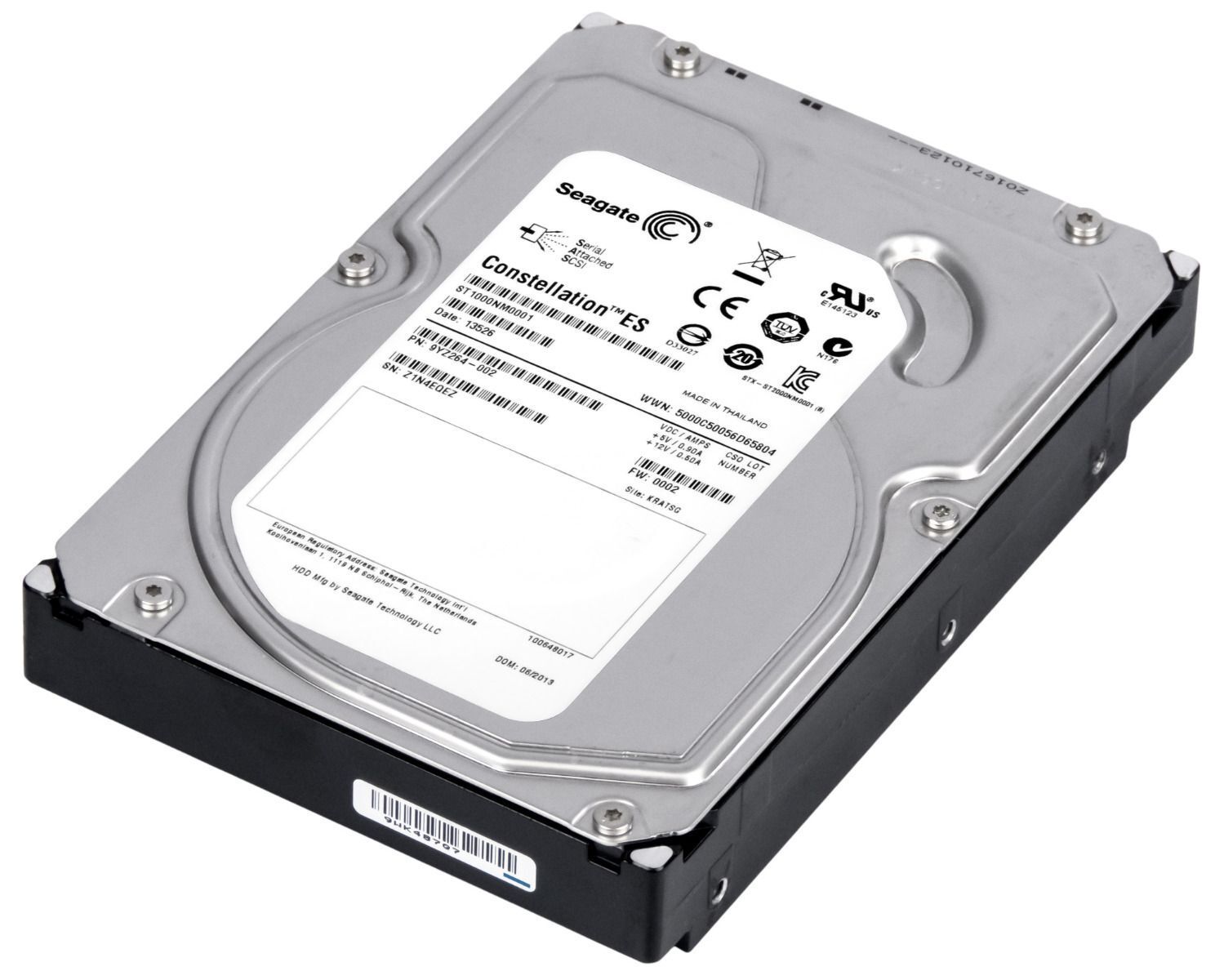 3年保証 Seagate Constellation Es St 1000 Nm 0001 1 Tb 7.2 K 64 Mb Sas-2 3.5