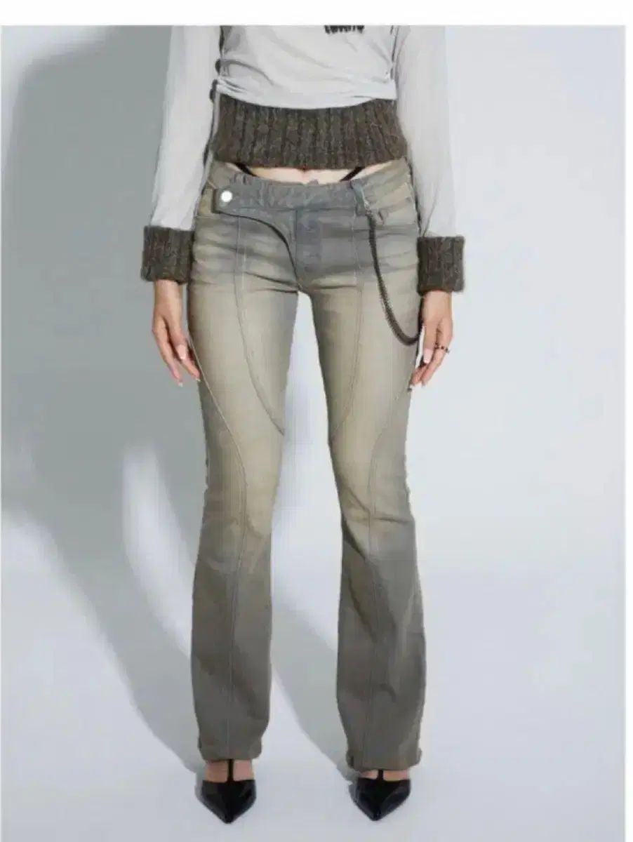 カシコ ローライズ ウォッシュパンツ 1 size