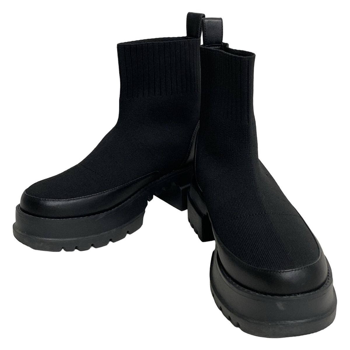 HIROKO KOSHINO(ヒロココシノ) ショートブーツ 23.5 レディース - 黒