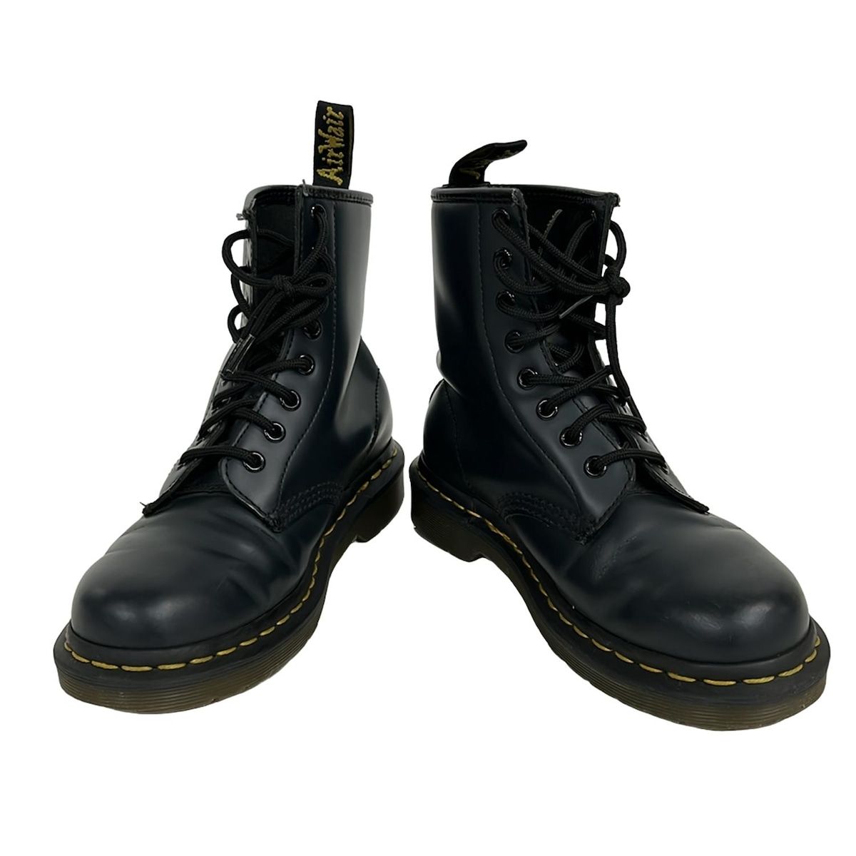 Dr.Martens ドクターマーチン ショートブーツ レディース - 黒 レザー