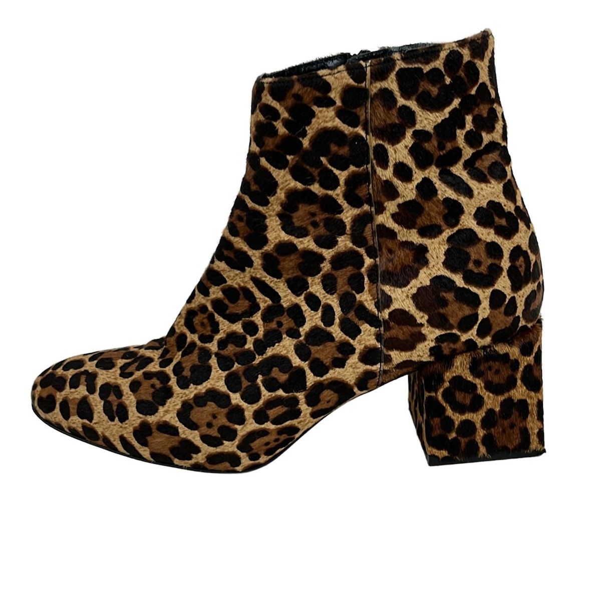 PELLICO ペリーコ ショートブーツ 38 レディース - ベージュ×ダークブラウン×ブラウン 豹柄