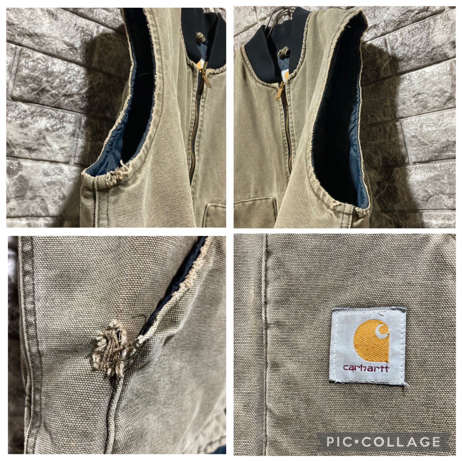 CARHARTT ダックベスト L USA製 カーハート DUCK VEST - メルカリ