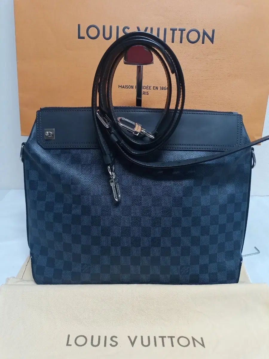 定価380万 ルイヴィトン ダミエ ショルダーバッグ トートバッグ クロス書類バッグ