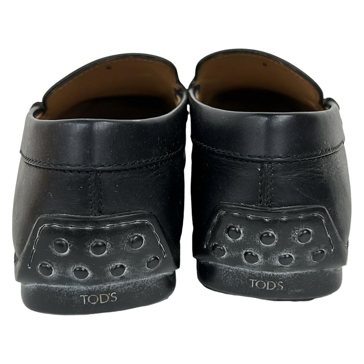 ♂新品・ドライビングシューズ♂【TOD'S　トッズ】黒　レザー　UK6.5 TOD'S(トッズ) ドライビングシューズ 5 メンズ - 黒 レザー - メルカリ