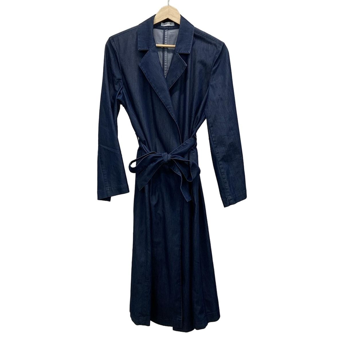 PLS+T(PLST)(プラステ) コート サイズM レディース美品 - ネイビー