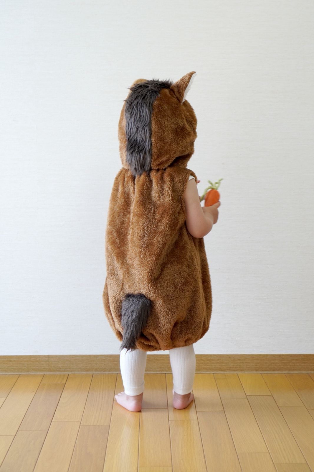 マシュマロお馬さん ベビー NP 80cm ブラウン 着ぐるみ 子供用 1～2歳