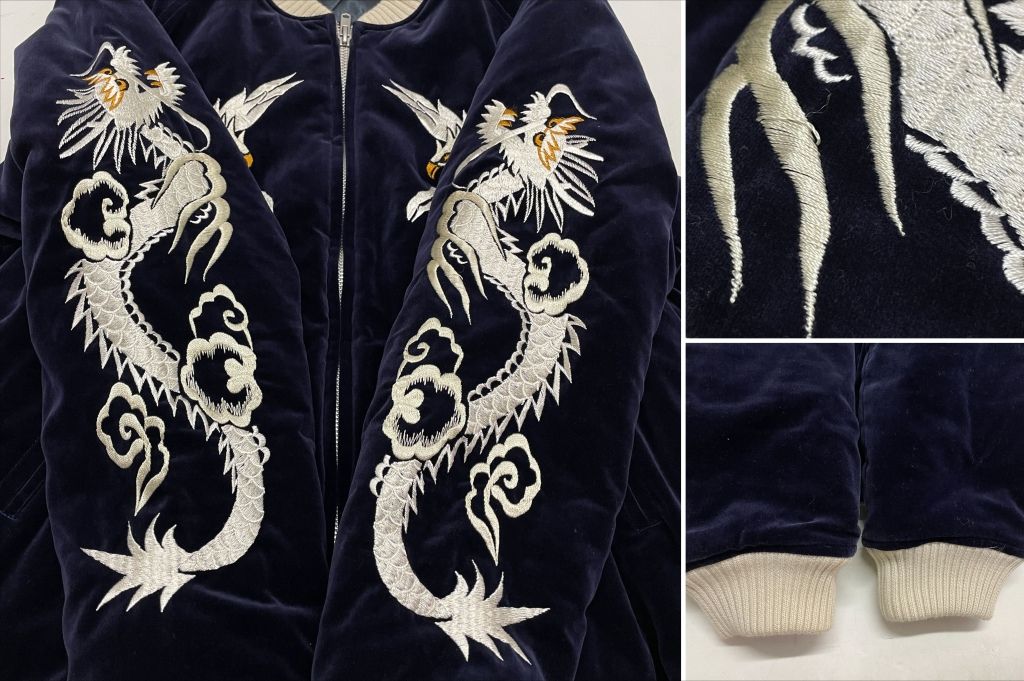 フラットヘッド　スカジャン　別珍　アラスカ フラットヘッド/アラスカ/別珍スカジャン/SV-52/S/