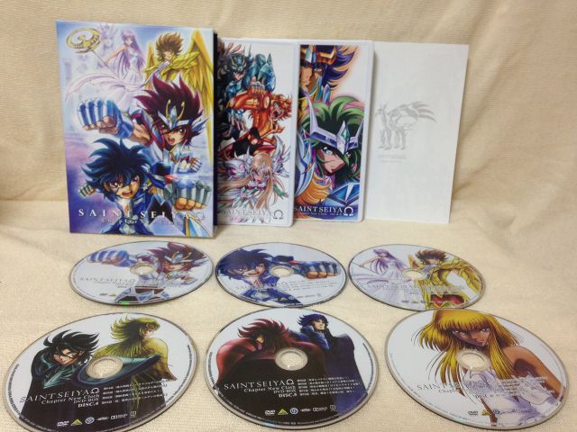 聖闘士星矢 DVD-BOX 全5巻 DVD未開封 初回生産特典 新生青銅聖衣4体 最終お値下げ！聖闘士星矢 DVD BOXセット DVD 聖闘士星矢 シリーズ