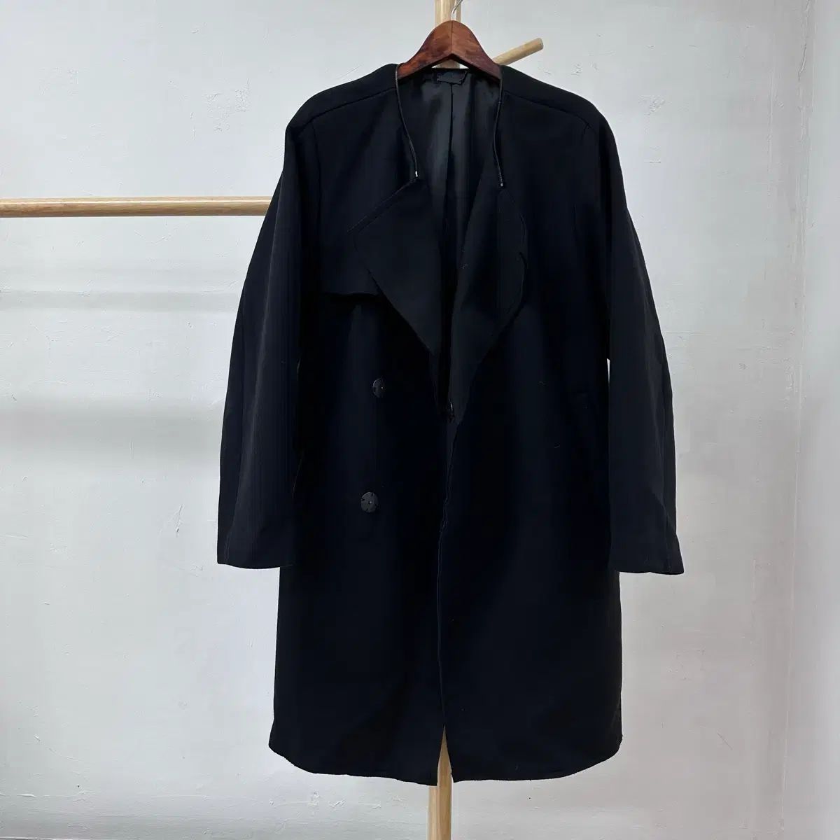 JIL SANDER カシミヤ100%コートサイズ34 ダブルフェイス最終価格 SYSTEM システム ウール ストア カシミア バイカラー ダブル コート