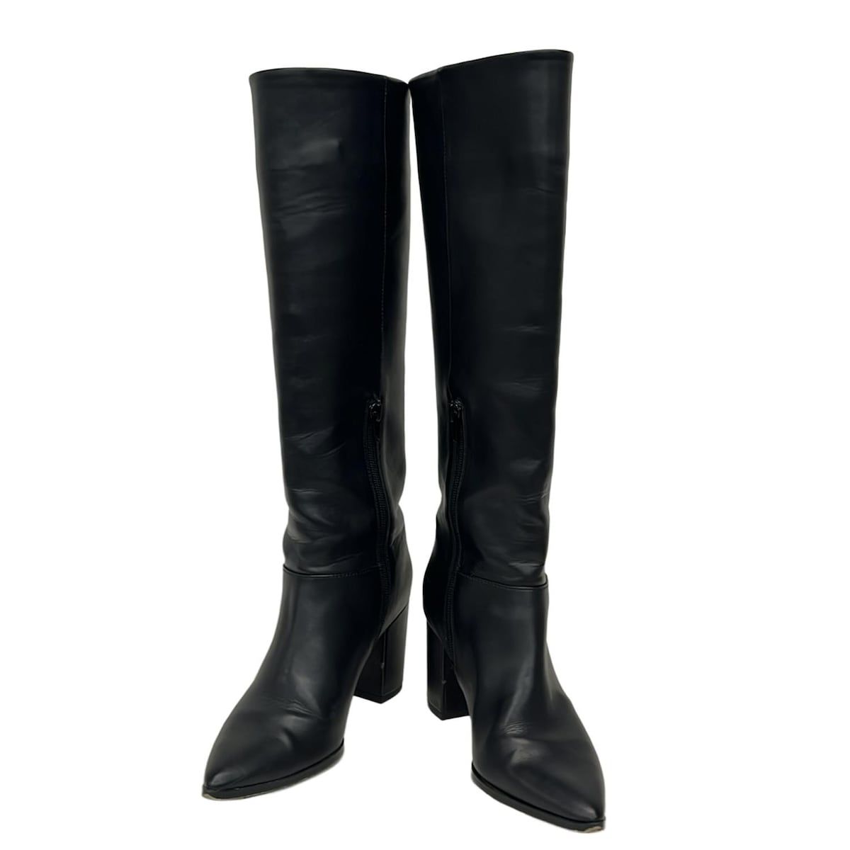 CELFORD セルフォード ロングブーツ 36 レディース - 黒 ポインテッドトゥ