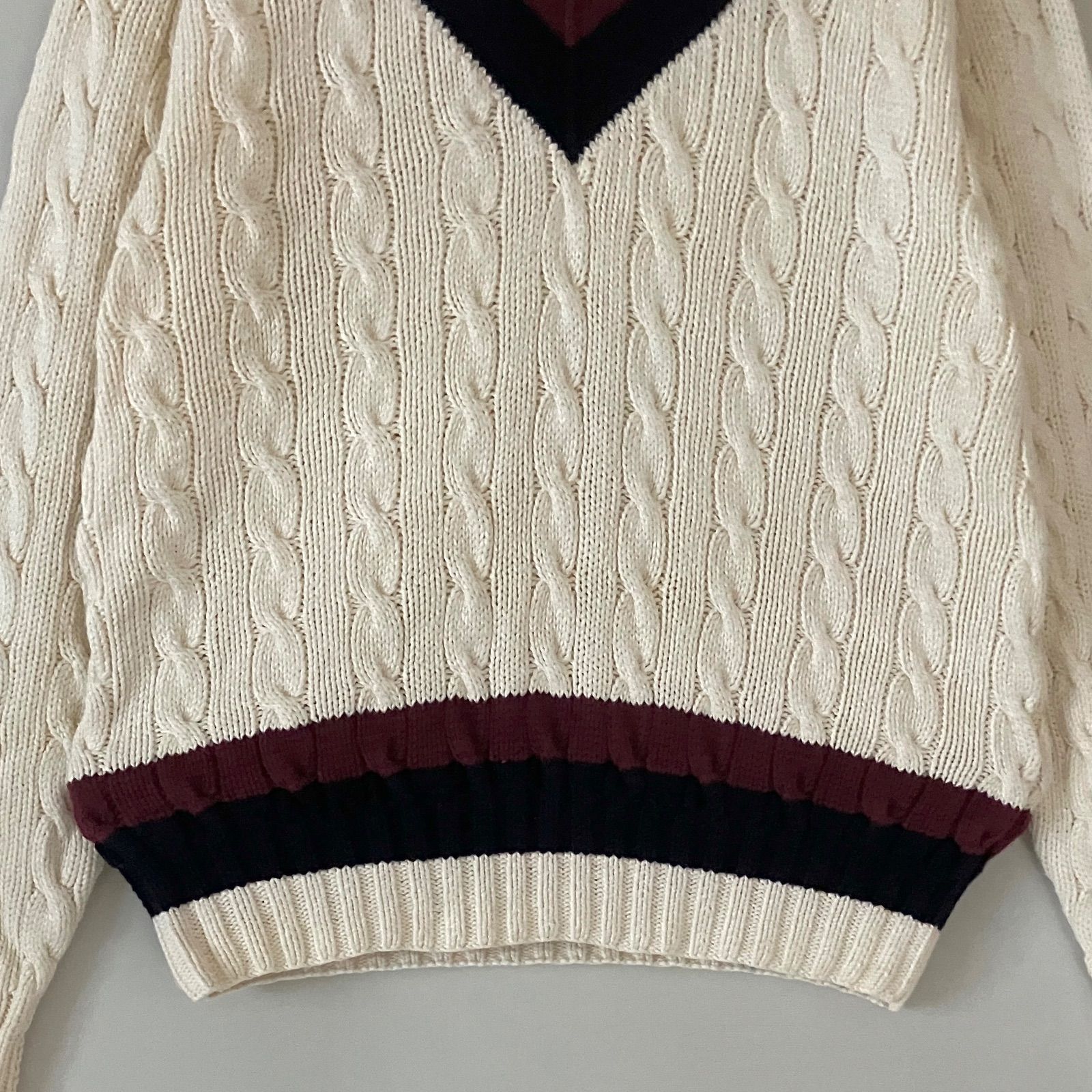 ラルフローレン☆ハンドニット☆コットンチルデンセーター☆POLO by 