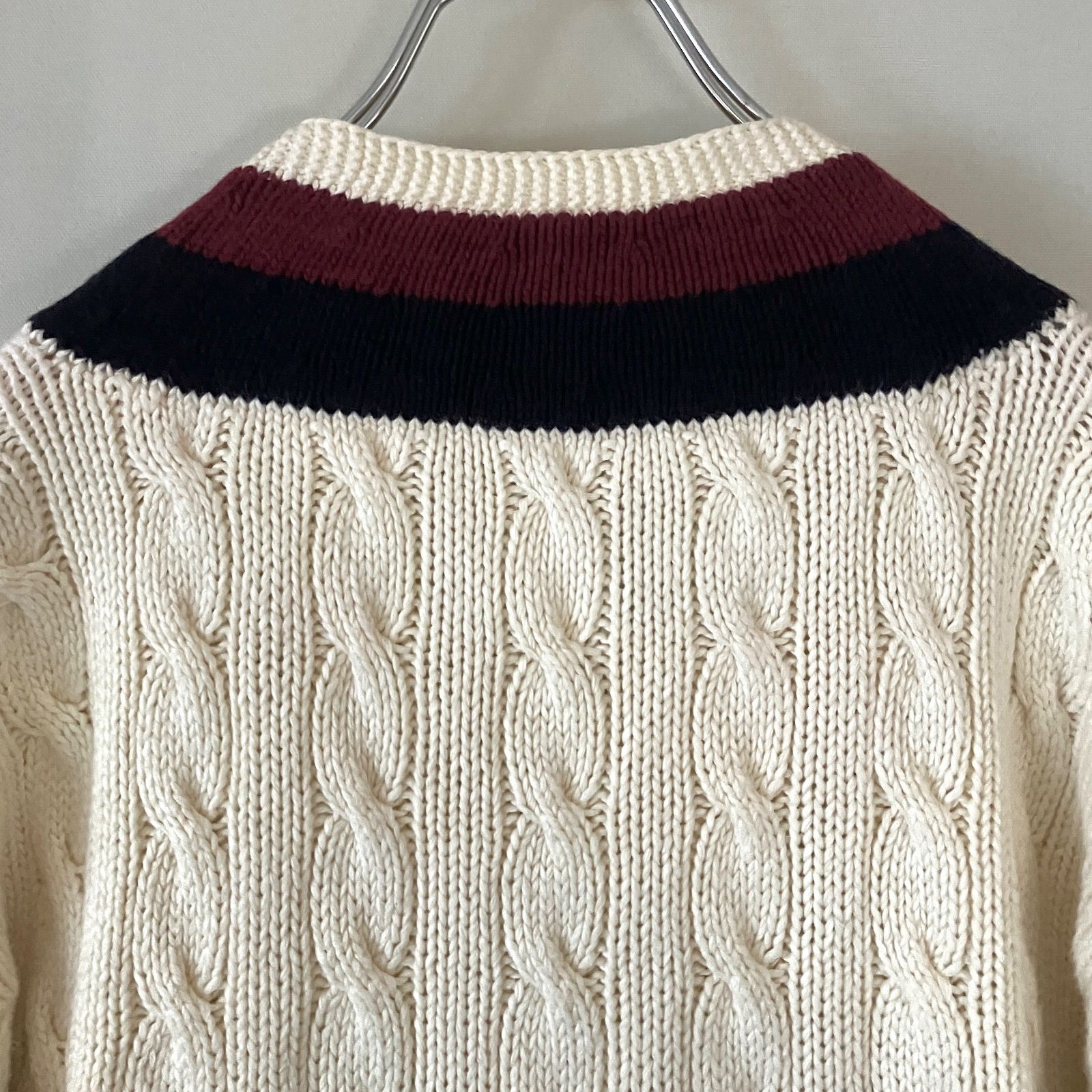 ラルフローレン☆ハンドニット☆コットンチルデンセーター☆POLO by 