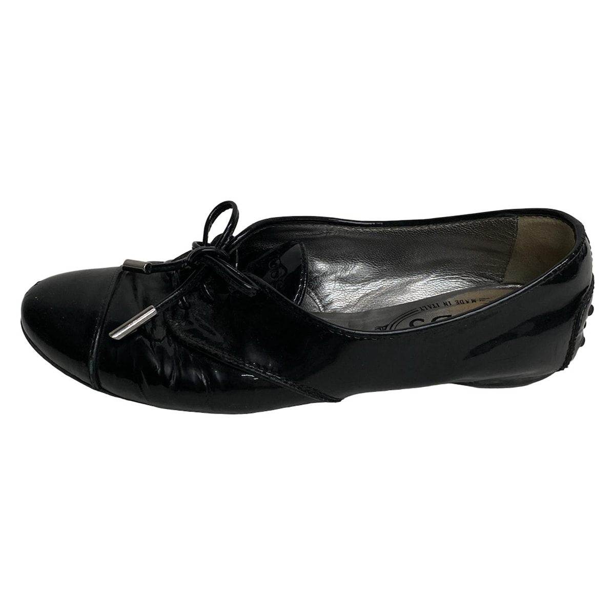 TOD'S(トッズ) ドライビングシューズ 34 1/2A レディース - 黒 レザー