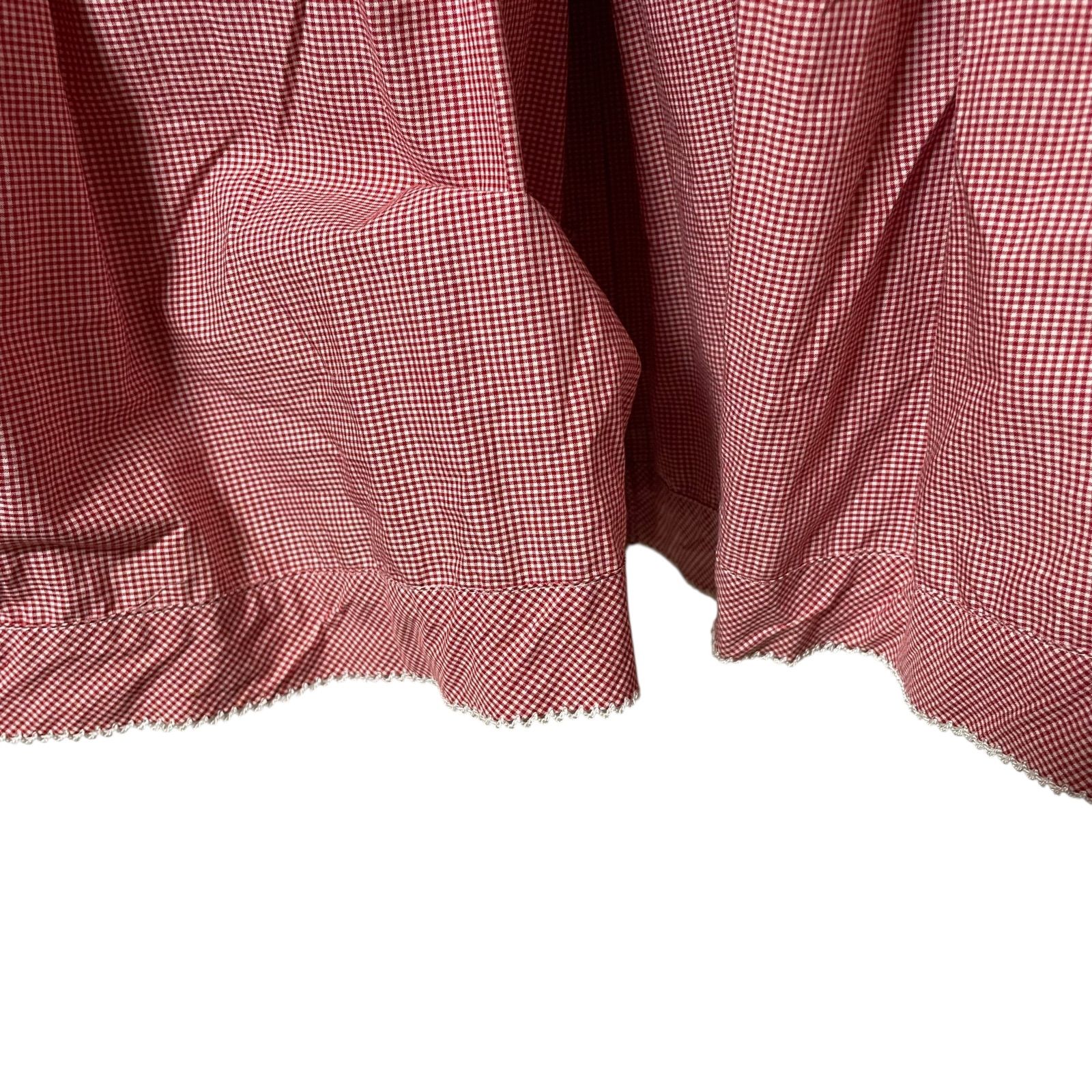 【タグ付き未使用】ピンクハウス　ロングティアードスカート　ギンガム 美品✨ピンクハウス ギンガムチェック ローン ティアード スカート