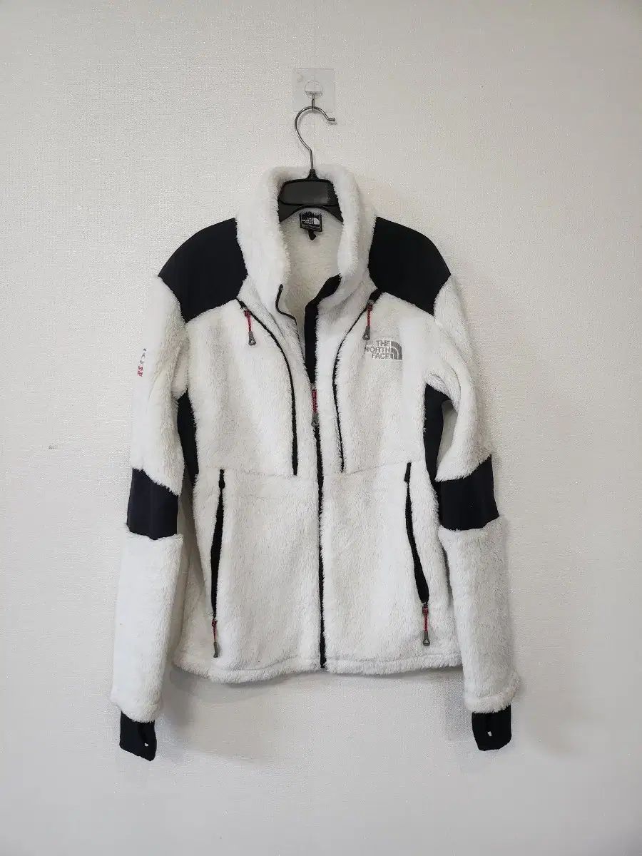 ザノースフェイス 白|ブラック フリースジャケット 95