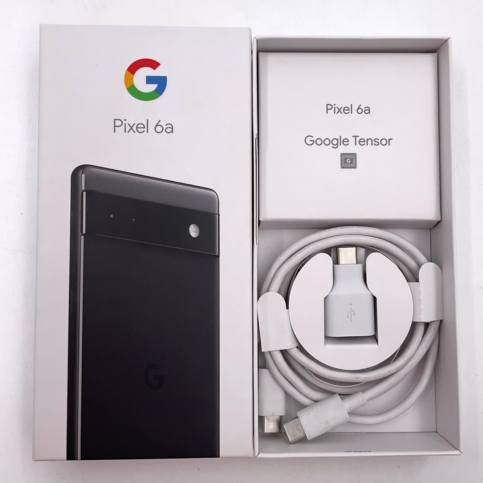 Google Pixel 6a 128GB Charcoal SIMフリー GB17L 白ロム 動作確認済