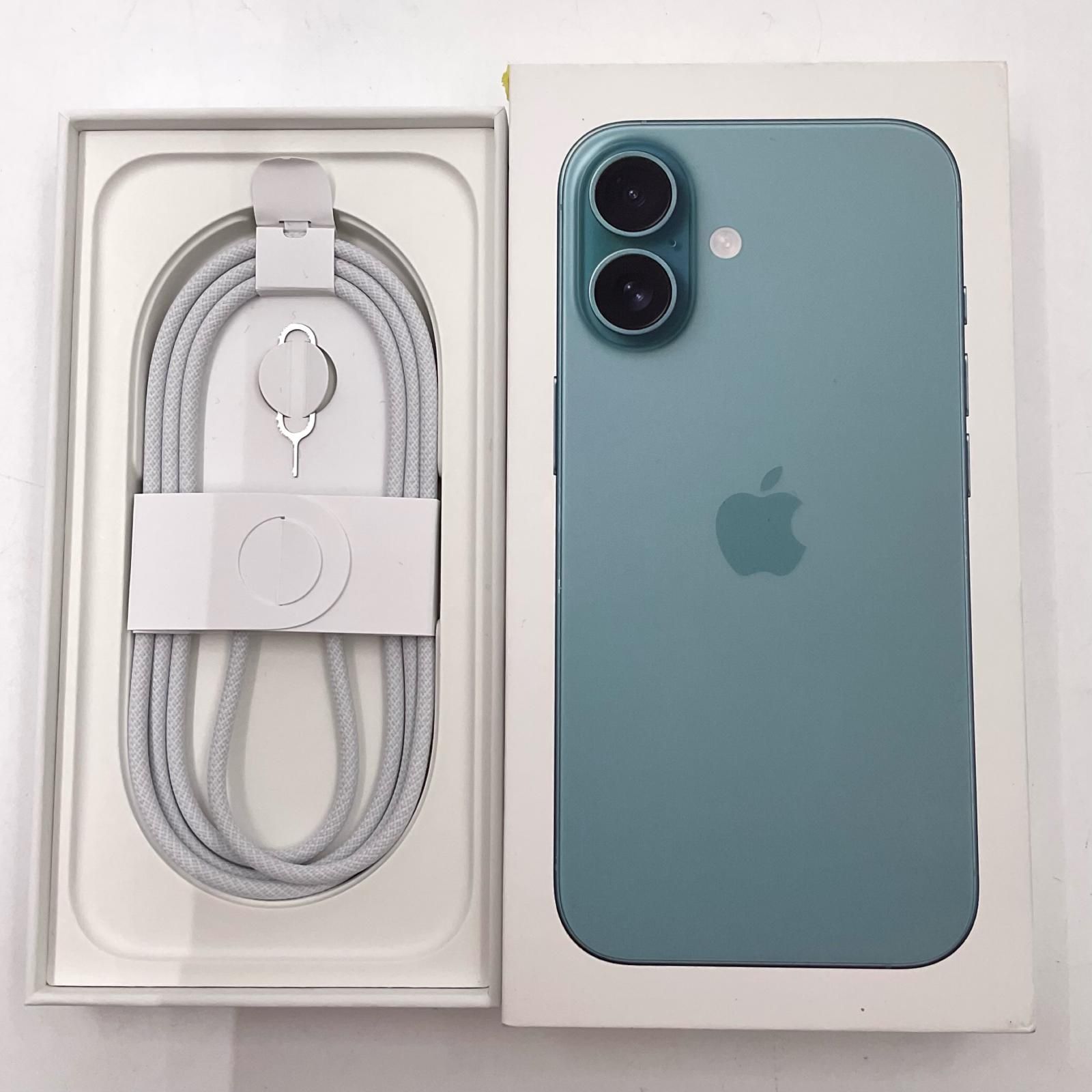  iPhone 16 128 GB ティール SIMフリー 白ロム 94 スマートフォン本体 スマートフォン 携帯電話