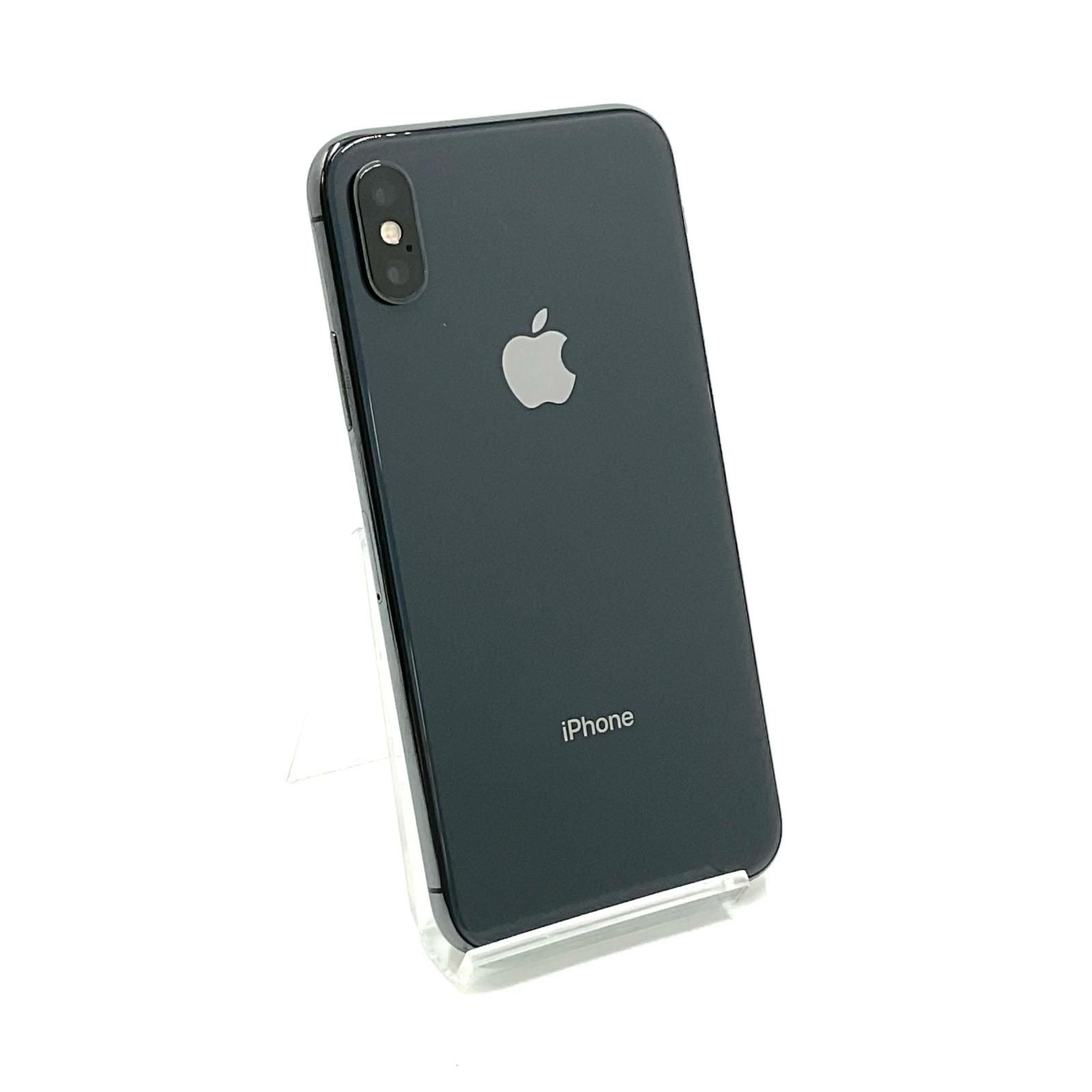 iPhone X 256 GB スペースグレイ docomo 白ロム 87% 難有