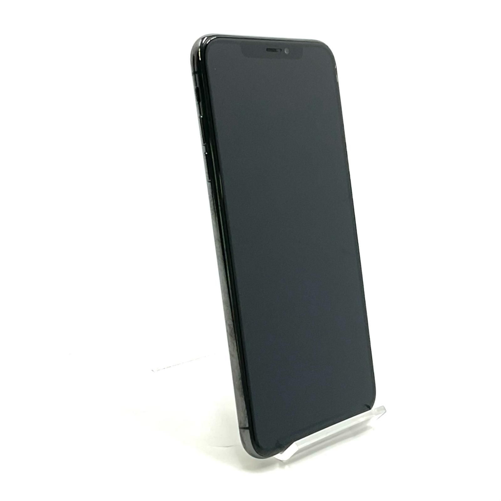 iPhone XS Max 256 GB スペースグレイ Softbank 白ロム 83 難有