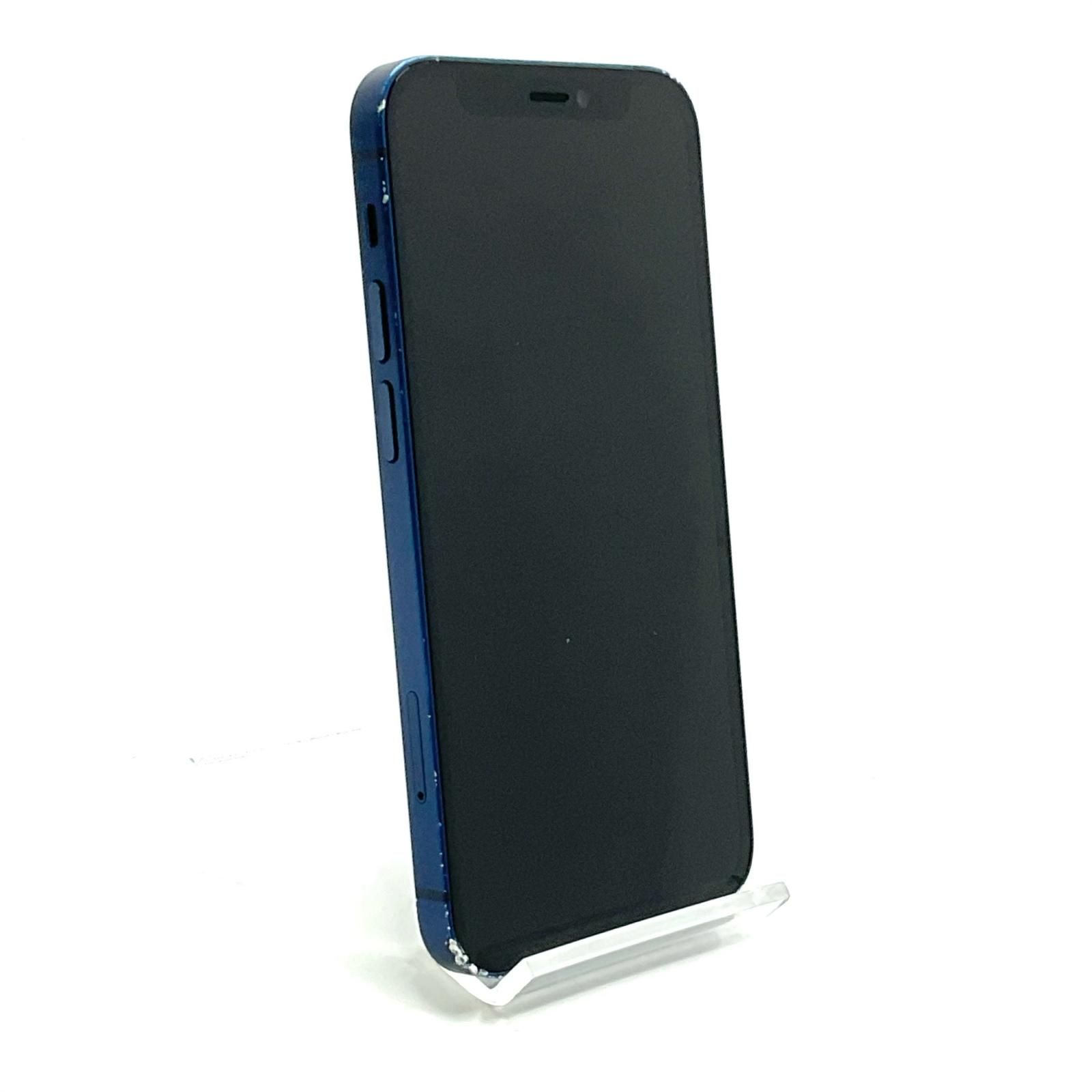 iPhone 12 mini 64 GB ブルー docomo 白ロム 75 難有