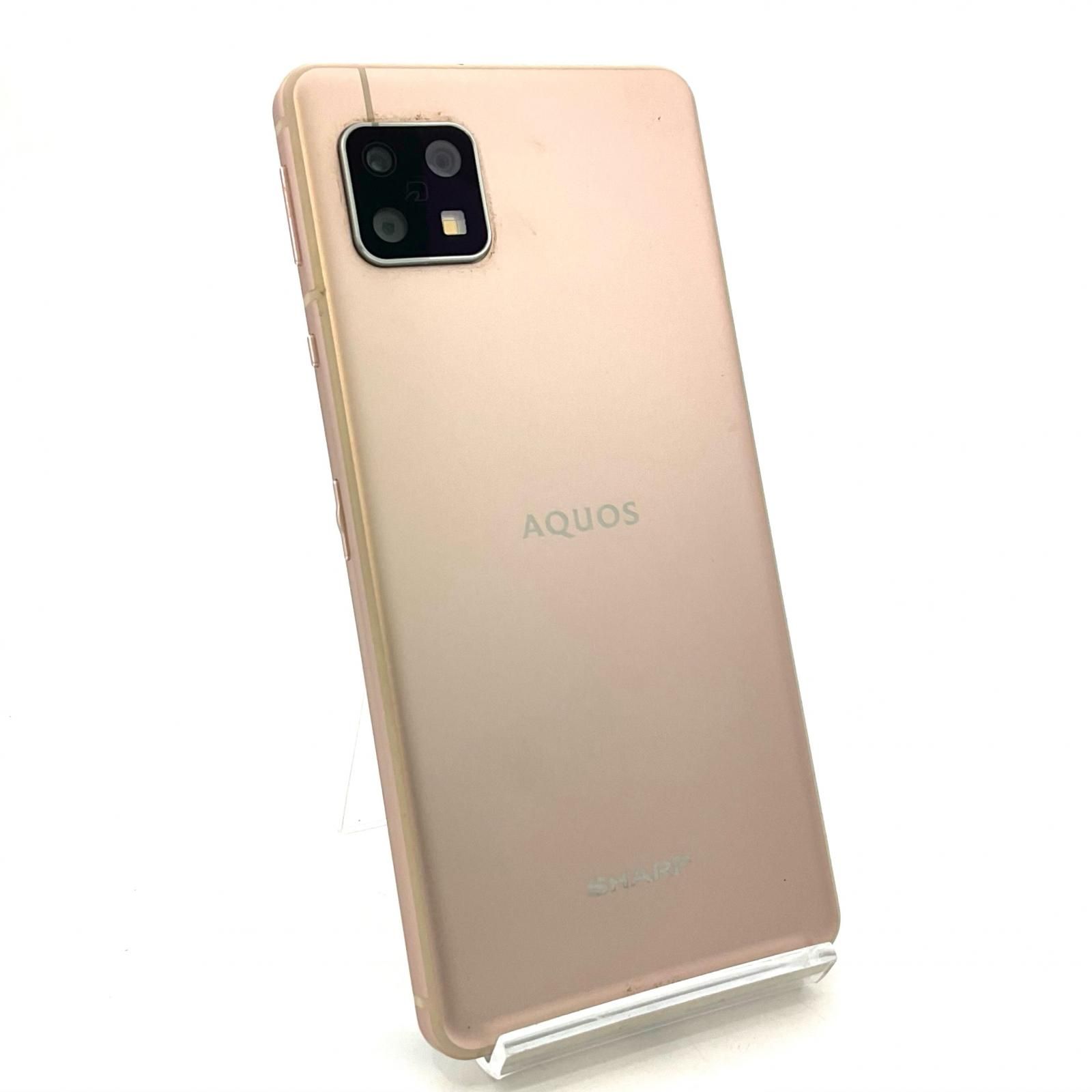 SHARP AQUOS sense5G 64GB ライトカッパー SIMフリー 白ロム 動作確認