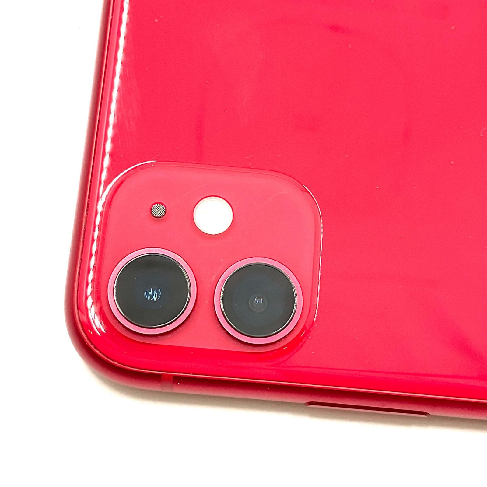 iPhone 11 128GB レッド SIMフリー 白ロム 動作確認済 76%【全額返金