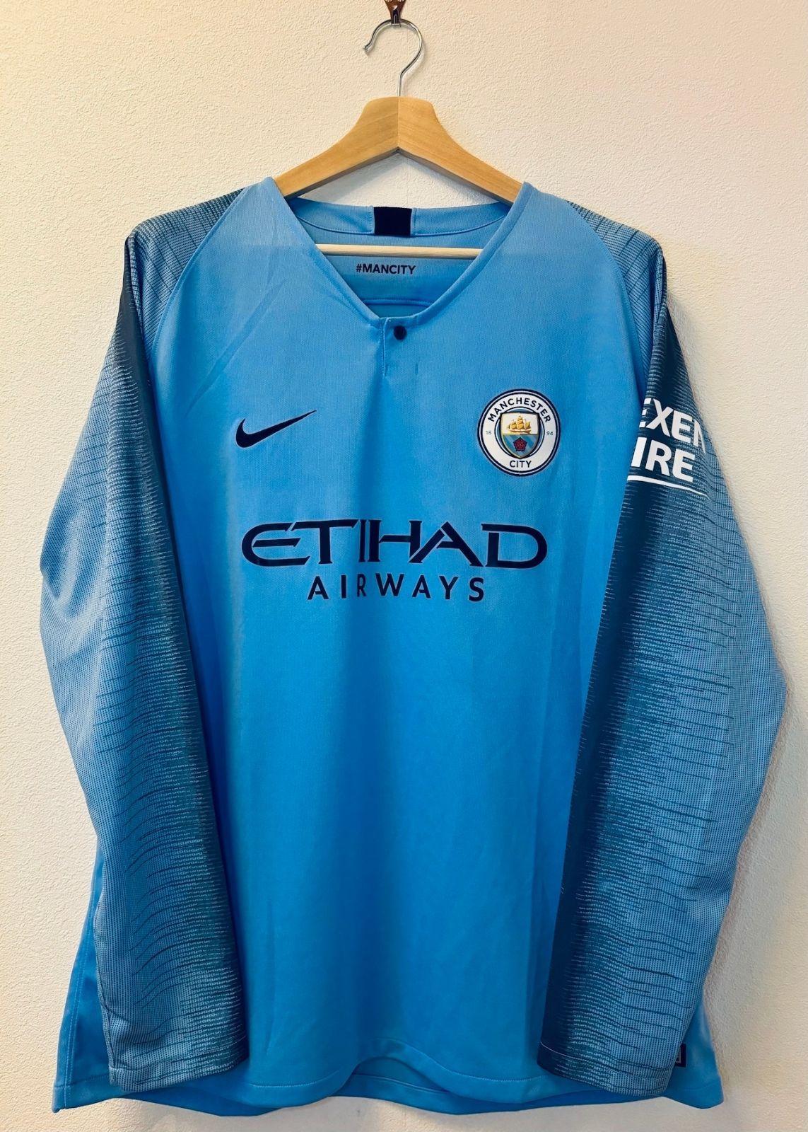 正規品】マンチェスター・シティ 2018-19 Home L/S【XXL】 - メルカリ