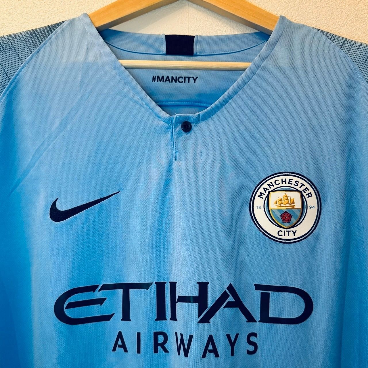 正規品】マンチェスター・シティ 2018-19 Home L/S【XXL】 - メルカリ