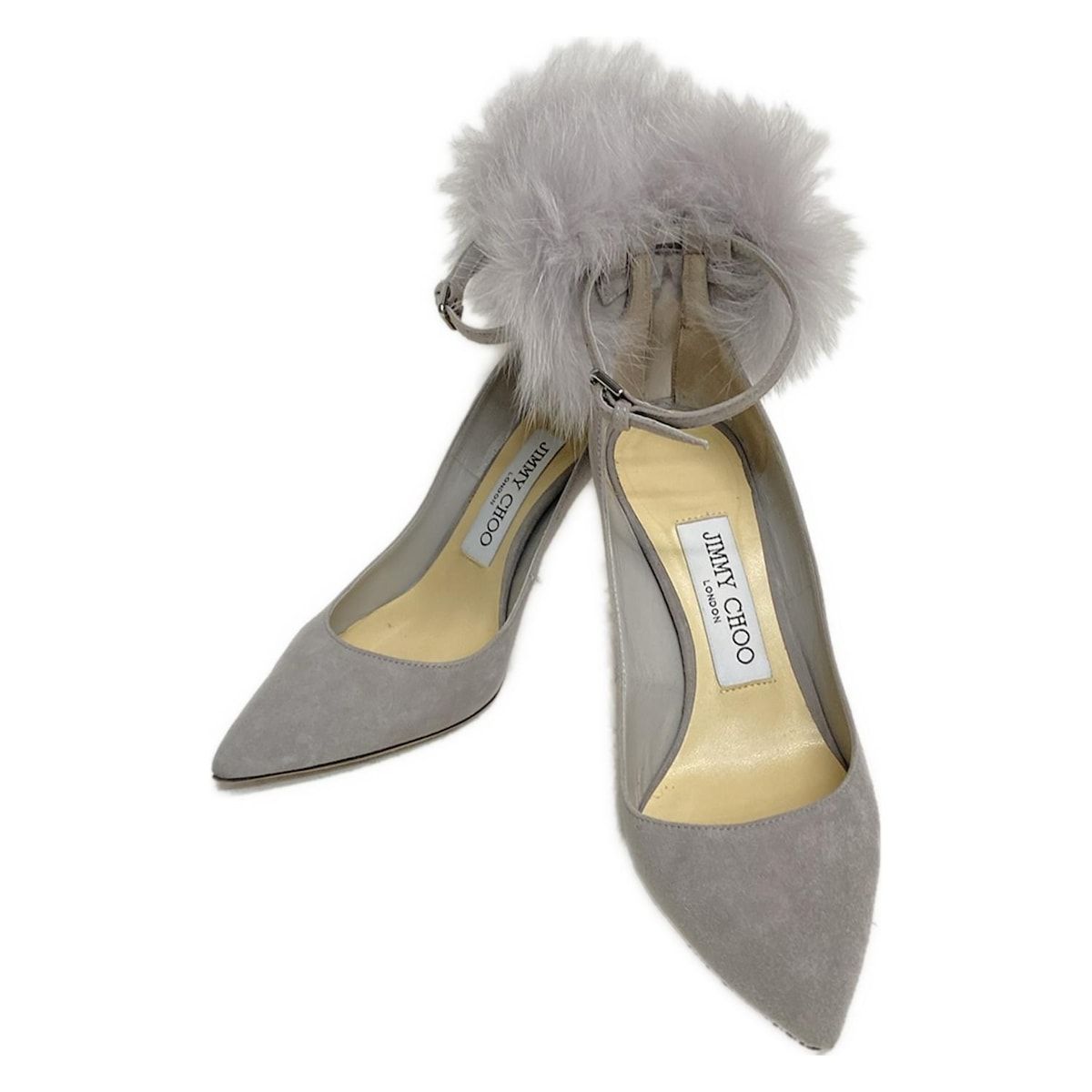 JIMMY CHOO ジミーチュウ パンプス 34 レディース - グレー