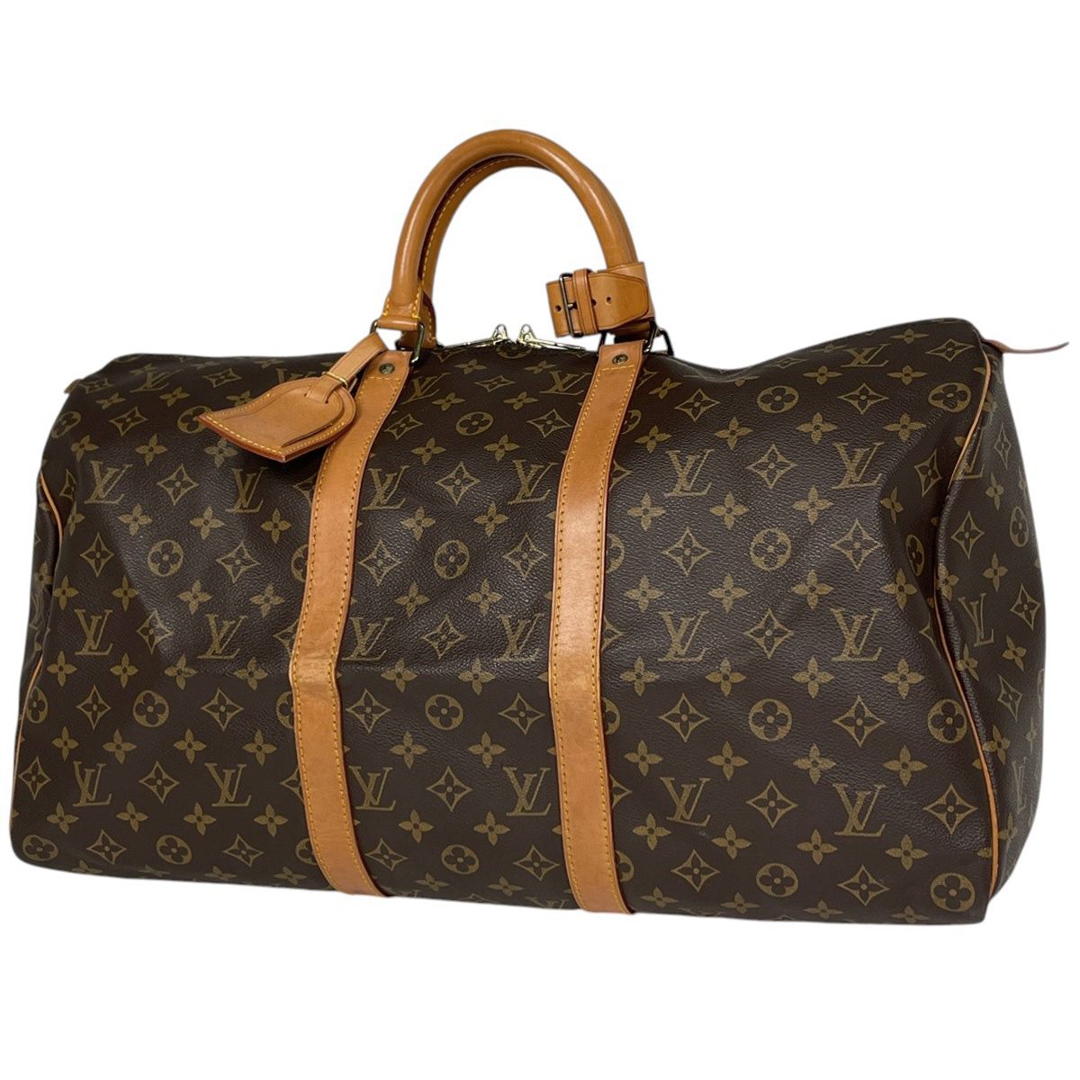 ルイ ヴィトン Louis Vuitton キーポル 50 ハンドバッグ 旅行 ボストンバッグ モノグラム ブラウン M 41426 レディース