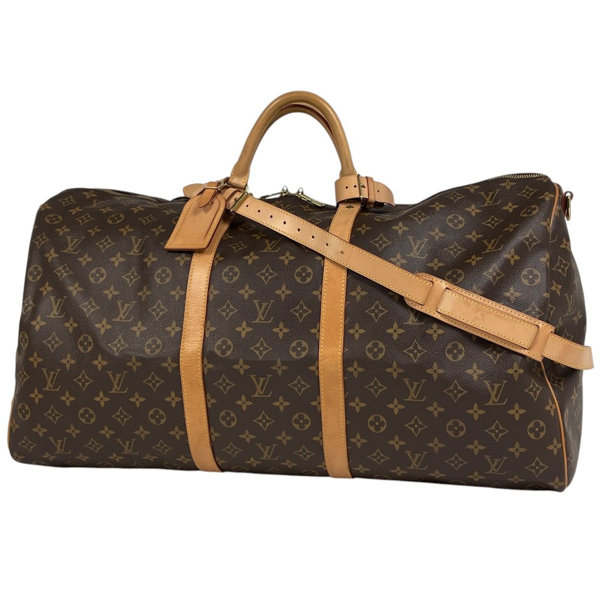 ルイ ヴィトン Louis Vuitton キーポル バンドリエール 60 旅行 2 WAY ショルダーバッグ ボストンバッグ モノグラム ブラウン M 41412 レディース
