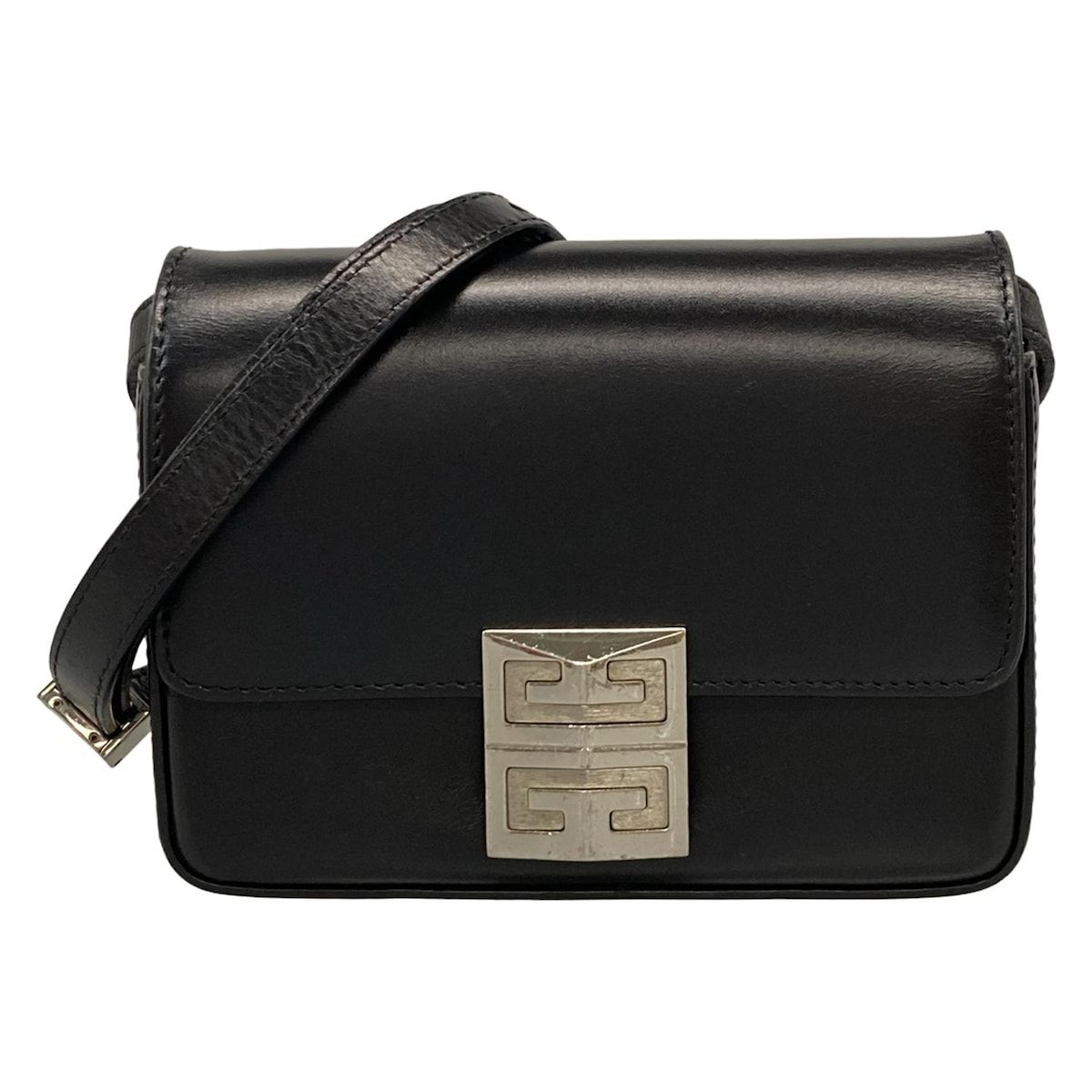 GIVENCHY(ジバンシー) ショルダーバッグ - 黒 ミニバッグ レザー