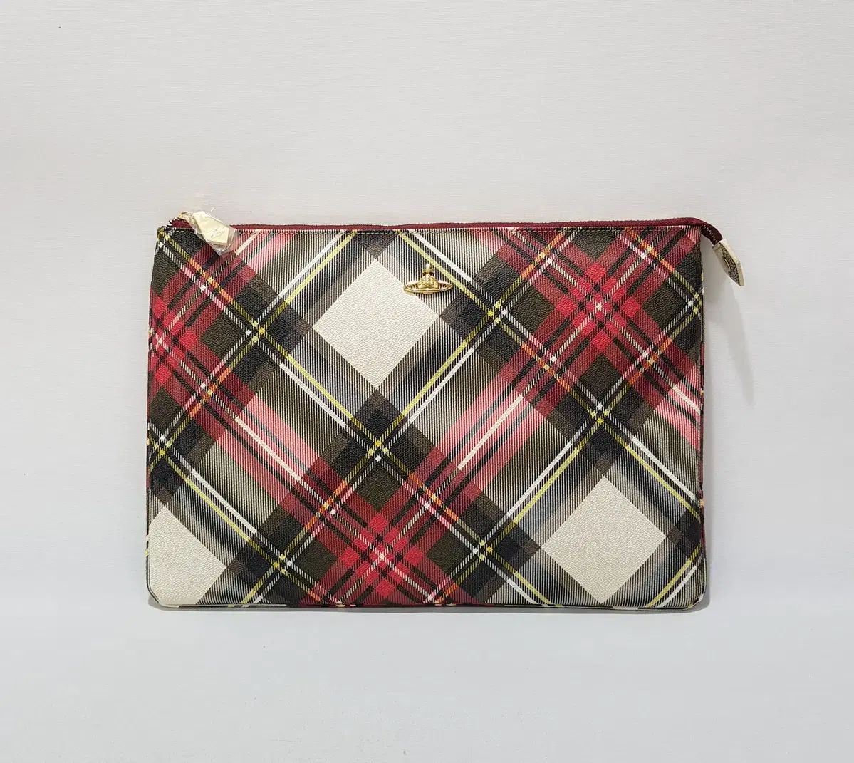 VIVIENNE WESTWOOD チェック クラッチバッグ