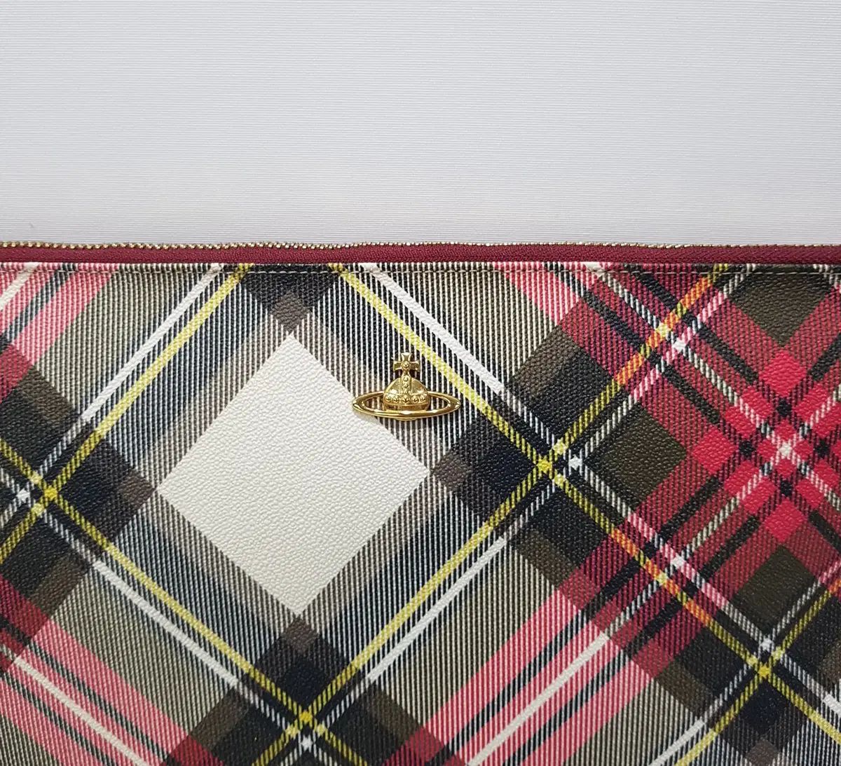 VIVIENNE WESTWOOD チェック クラッチバッグ