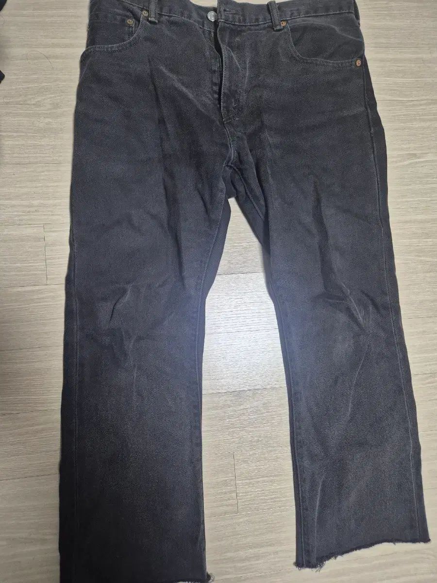 リーバイス 517 ブーツカット ブラックデニムジーンズ デニムパンツ サイズ 33