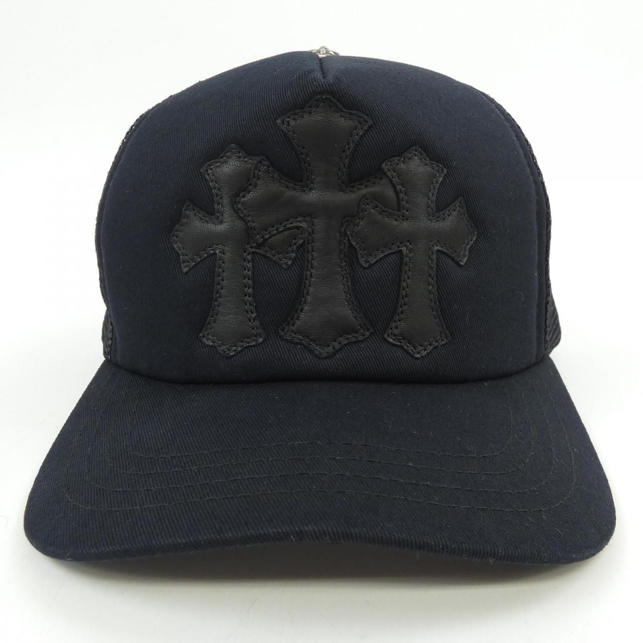 クロムハーツ CHROME HEARTS TRUCKER CAP LTHR PATCH トラッカーキャップ3セメタリー 320 キャップ