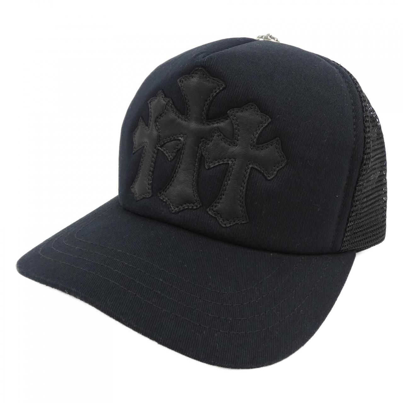 クロムハーツ CHROME HEARTS TRUCKER CAP LTHR PATCH トラッカーキャップ3セメタリー ******320 キャップ