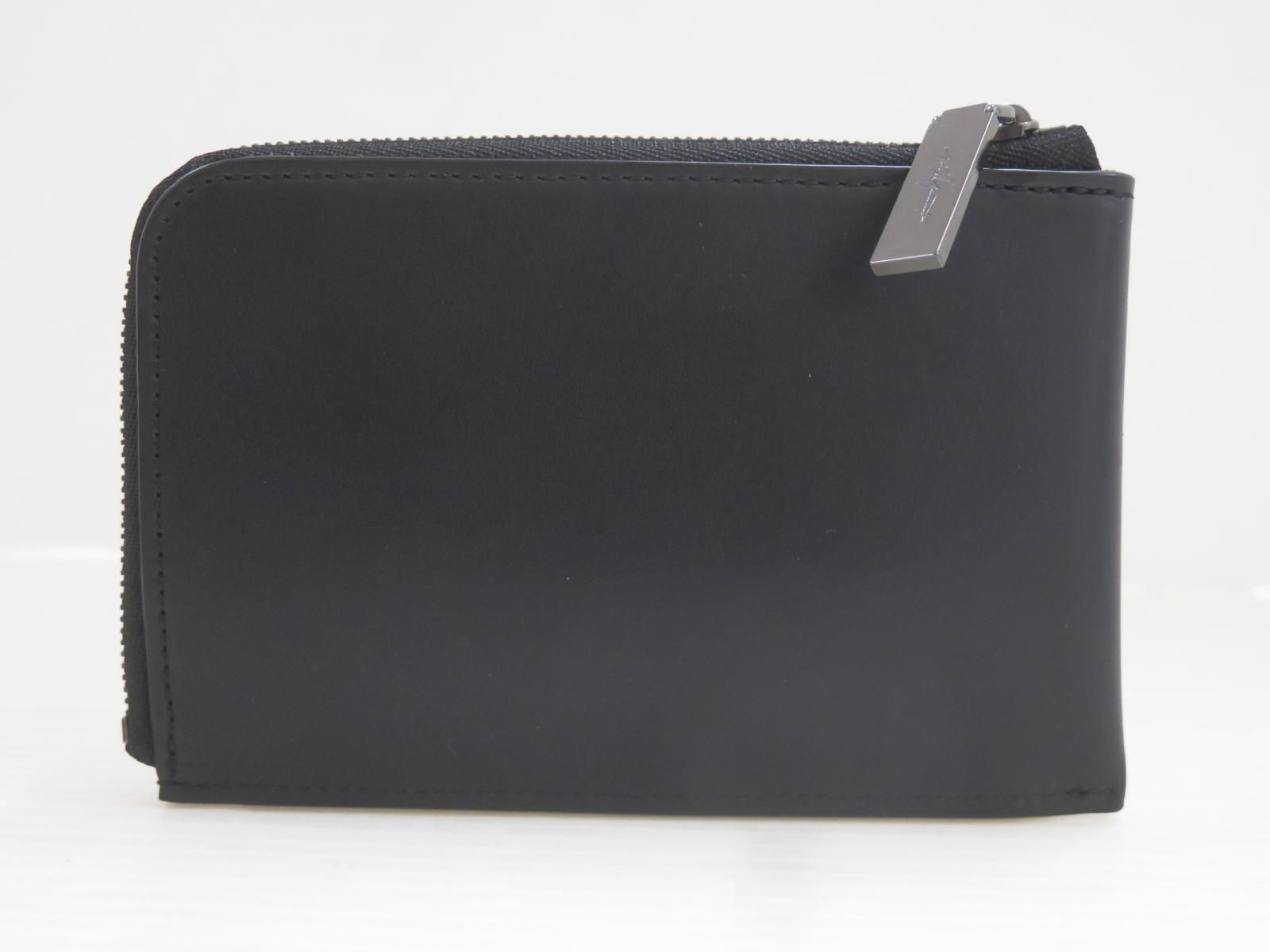 2147 discord Yohji Yamamoto ディスコードヨウジヤマモト DW-A 14-714 レザー L字ファスナー ショートウォレット 財布