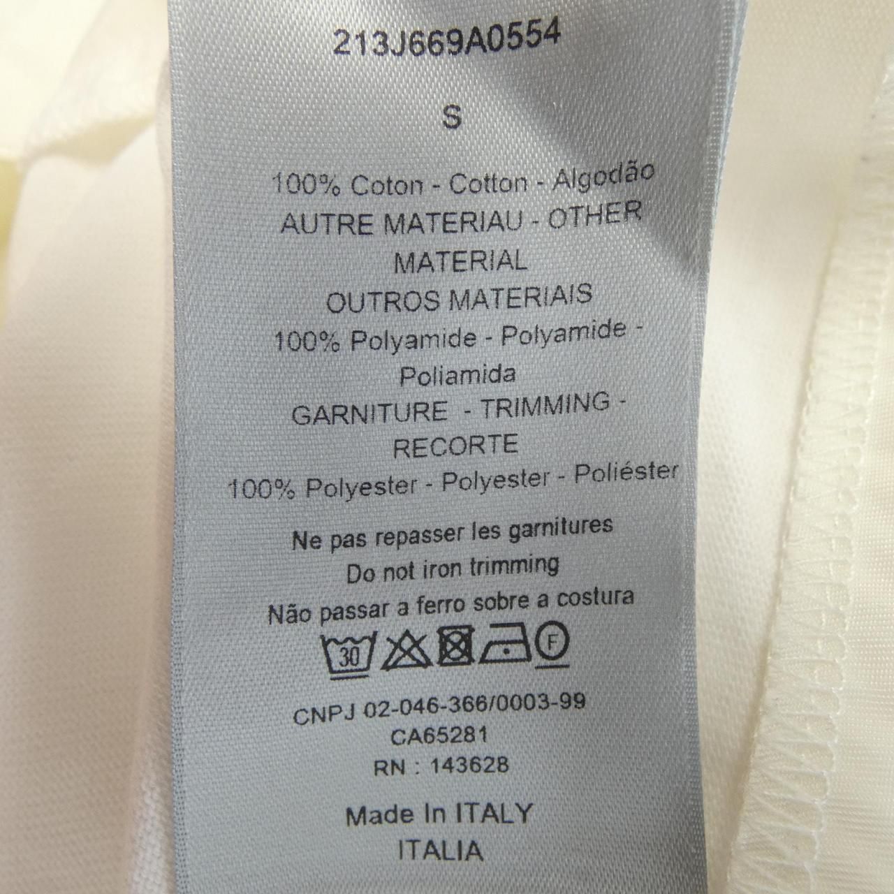 ディオール DIOR SACAI Tシャツ