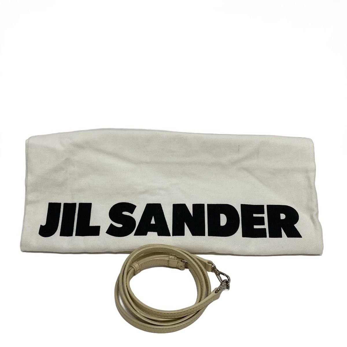 JILSANDER(ジルサンダー) ハンドバッグ トゥーティー ベージュ レザー  