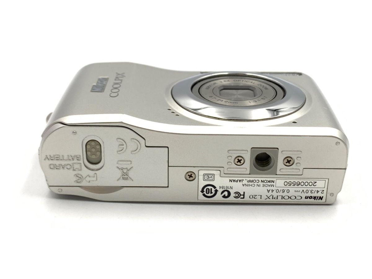 中古】 【並品】 ニコン COOLPIX L20 シルバー - メルカリ