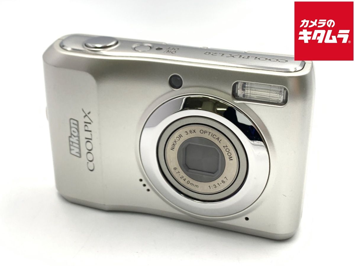 中古】 【並品】 ニコン COOLPIX L20 シルバー - メルカリ