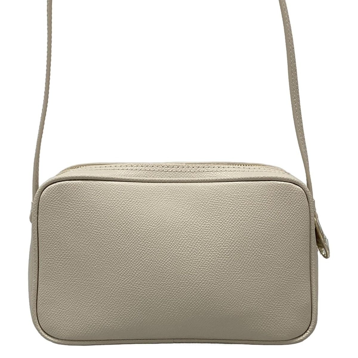 レディース FURLA(フルラ) ショルダーバッグ美品 ライトグレー レザー