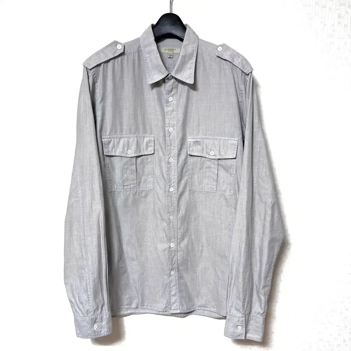 M 95 バーバリー 肩章 ポケット シャツ